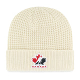 Fan Favourite Team Canada Mass Clara Cuff Knit Toque, Cream, Women