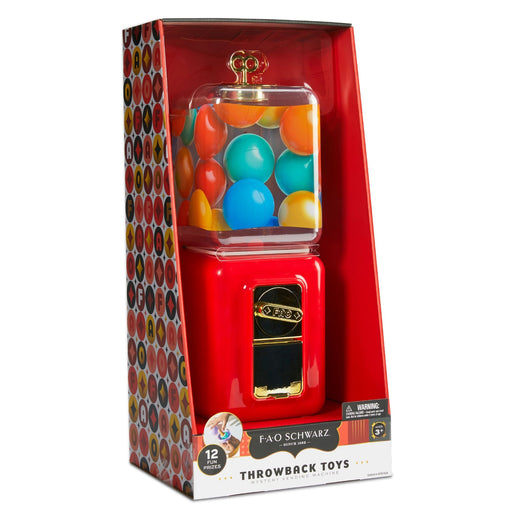 FAO Schwartz Throwback Toys Vending Machine, Red