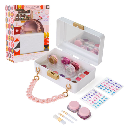 FAO Schwarz Girls Purse Makeup Case, Pink