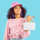 FAO Schwarz Girls Purse Makeup Case, Pink image 3