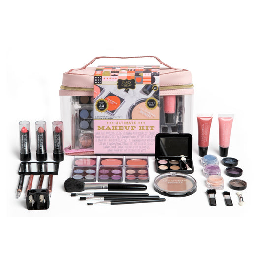 FAO Schwarz Girls Ultimate Makeup Artist Set, 30 Piece, Pastel Pink