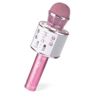 FAO Schwarz Musical Microphone Bluetooth Broadcaster, Pink