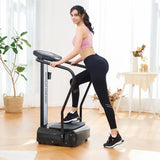 Whole Body Vibration Plate, 500W Vibration Plate Exercise Machine with 99 Levels 3 Preset Modes & 2 Resistance Bands, Training Fitness Vibration Platform Machine for Home Gym with 330lb Capacity image 2
