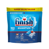 Finish Powerball Quantum Dishwasher Detergent Tabs Super Value Pack, Fresh Scent, 112-pk