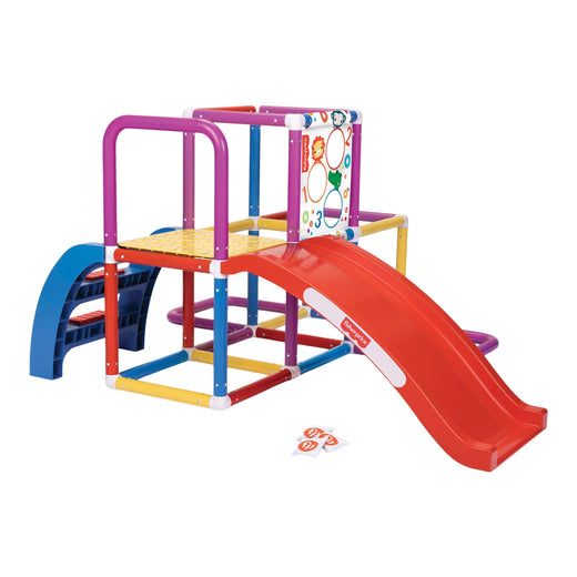Fisher Price Jungle Kids' Outdoor Gym with Slide, Ages 2+