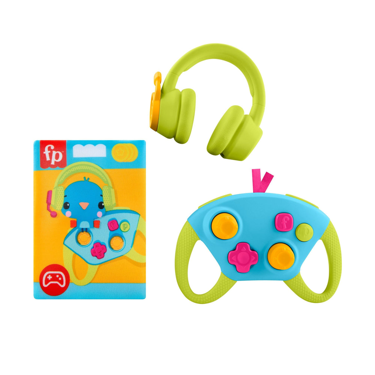 Fisher-Price Level Up Little Gamer Gift Set, Green & Blue