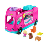 Fisher-Price Little People Barbie Dream Camper RV Playset with Music Lights & 2 Figures