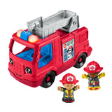 Fisher-Price Little People Fire Truck Musical Toddler Toy with Lights, Sounds & 2 Figures