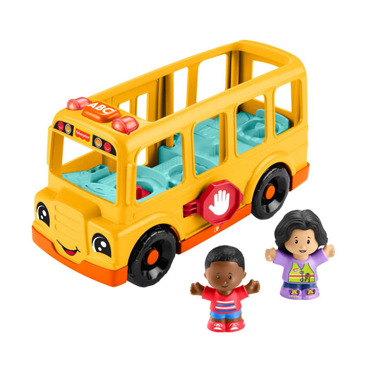 Fisher-Price Little People School Bus Musical Toddler Toy with Lights, Sounds & 2 Figures