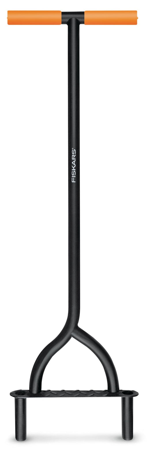 Fiskars Heavy-Duty Two-Prong Extended Reach Steel Coring Aerator with T-Handle, 38-in