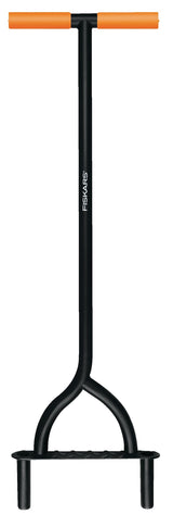 Fiskars Heavy-Duty Two-Prong Extended Reach Steel Coring Aerator with T-Handle, 38-in image 2