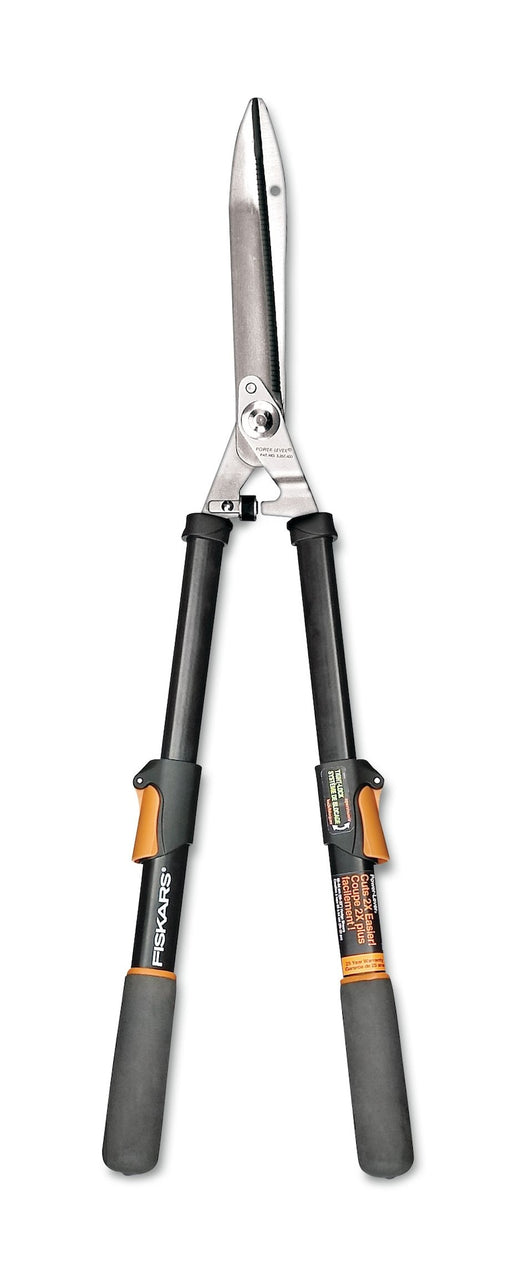 Fiskars Telescoping Power-Lever Hedge Shears, 25-33-in