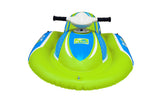 Fluid Wavemaker Motorized River/Lake Inflatable, Teal/Green/White