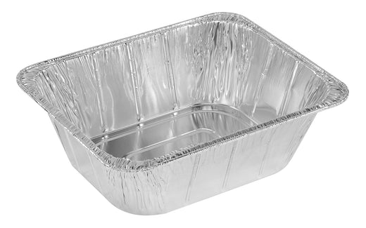 Foil Reusable Half Extra Deep Steam Baking Pan, Silver, 11-in, for Baking/Cooking/Steaming