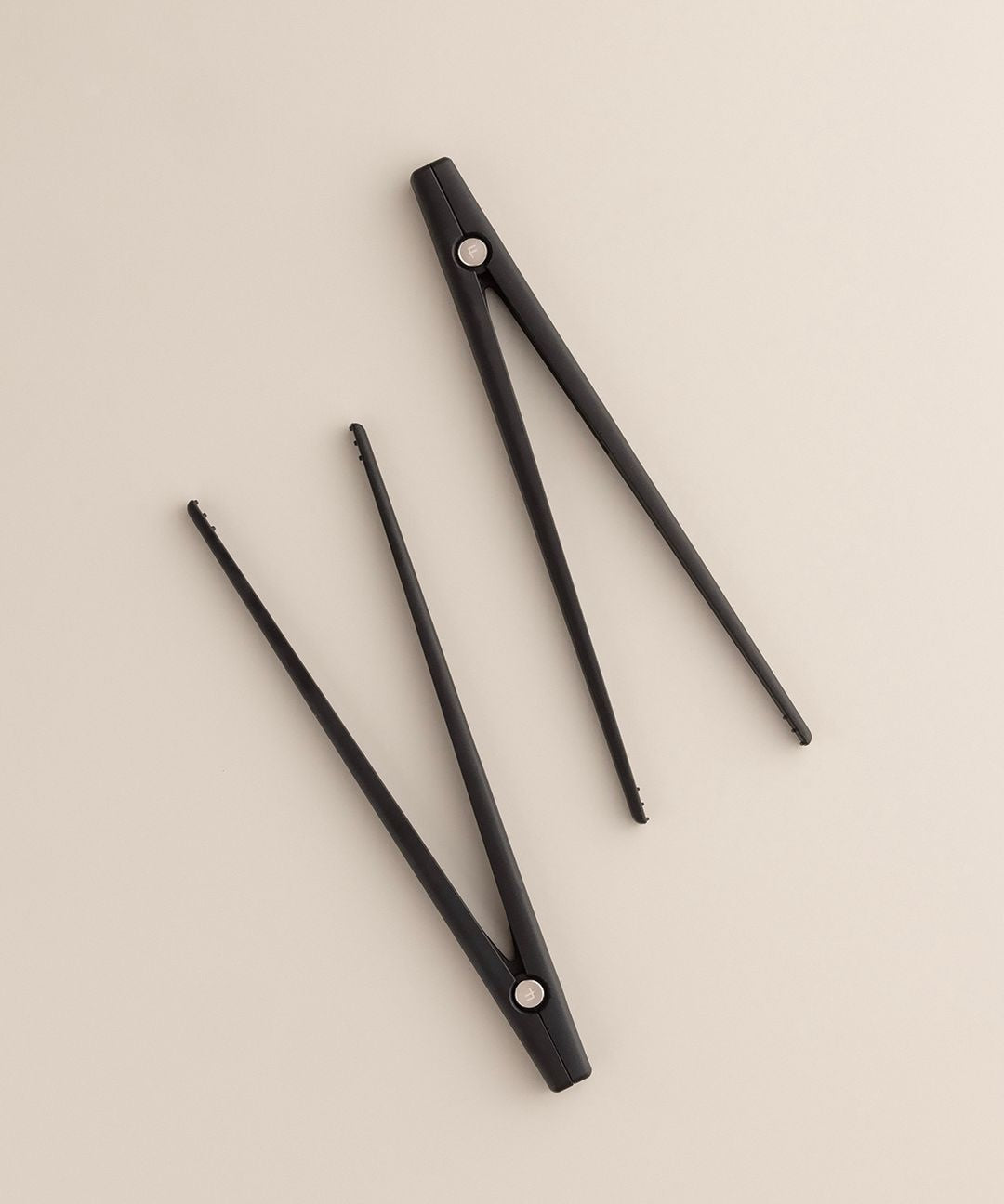 Fondussimo Fondue Tongs, 12 Piece, Black
