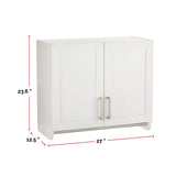 For Living 2-Door Wall Laundry Cabinet, White image 6