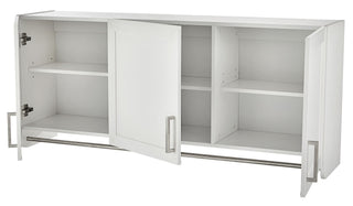 For Living 3-Door Wall Laundry Cabinet, White