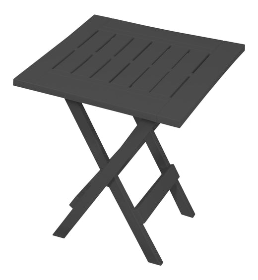For Living Adirondack Side Table, Charcoal Grey