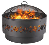For Living Brome Round Outdoor Wood Firepit, 24-in image 3