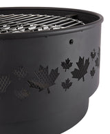 For Living Brome Round Outdoor Wood Firepit, 24-in image 4