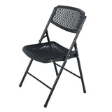 For Living Fabric Flex Chair, Compact & Portable, Black