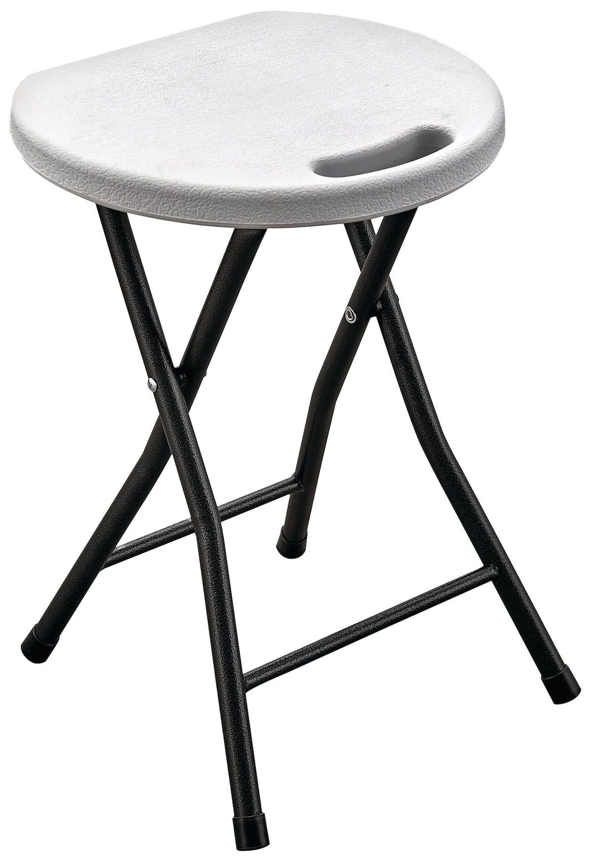 For Living Folding Portable Stool, Lightweight, Steel Frame