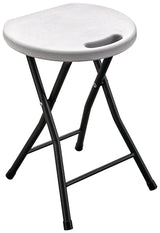 For Living Folding Portable Stool, Lightweight, Steel Frame