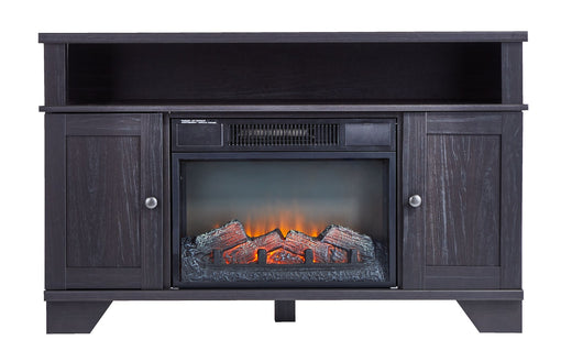 For Living Hamilton Electric Fireplace TV Stand, 44.5-in, 1500W, Brown Cappucino