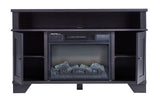 For Living Hamilton Electric Fireplace TV Stand, 44.5-in, 1500W, Brown Cappucino image 2