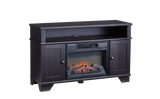 For Living Hamilton Electric Fireplace TV Stand, 44.5-in, 1500W, Brown Cappucino image 3