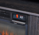 For Living Hamilton Electric Fireplace TV Stand, 44.5-in, 1500W, Brown Cappucino image 4