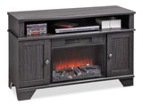 For Living Hamilton Electric Fireplace TV Stand, 44.5-in, 1500W, Brown Cappucino image 6