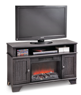 For Living Hamilton Electric Fireplace TV Stand, 44.5-in, 1500W, Brown Cappucino image 7