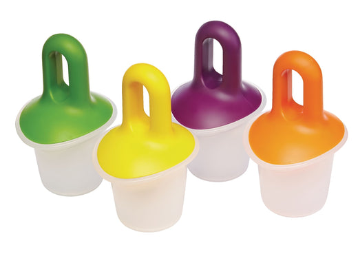 For Living Ice Pop Molds, 4-pcs, BPA Free