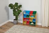 For Living Kids 12-Bin Bedroom/Playroom Toy Storage Organizer, Yellow image 6
