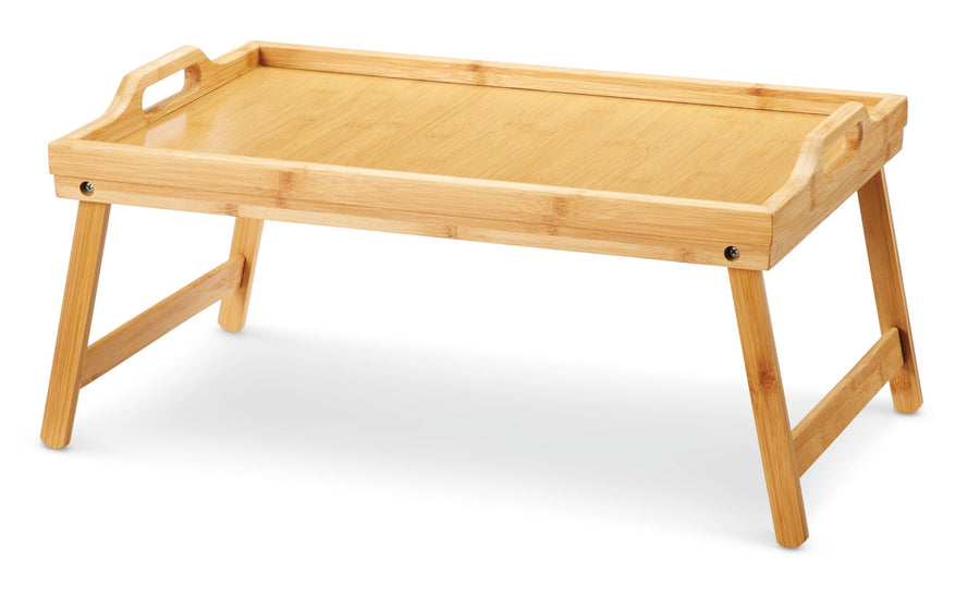 FOR LIVING Portable Bamboo Wood Folding TV/Laptop/Bed Tray