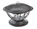 For Living Savona Round Wood-Burning Outdoor Fire Bowl/Fire Pit, 29.5 x 20-in image 2