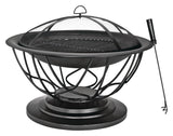 For Living Savona Round Wood-Burning Outdoor Fire Bowl/Fire Pit, 29.5 x 20-in image 3