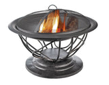 For Living Savona Round Wood-Burning Outdoor Fire Bowl/Fire Pit, 29.5 x 20-in image 5