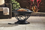 For Living Savona Round Wood-Burning Outdoor Fire Bowl/Fire Pit, 29.5 x 20-in image 8