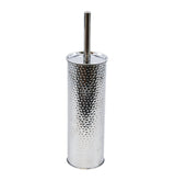 For Living Stainless Steel Compact Long Reach Toilet Brush, Hammered Finish