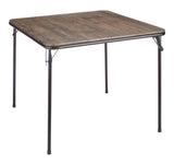 For Living Wood Top Folding Card Table, Compact Design