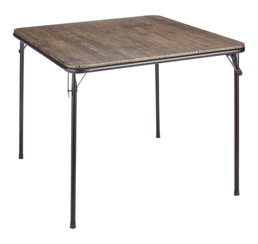 For Living Wood Top Folding Card Table, Compact Design
