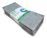 FRANK All-Purpose Machine Washable Microfibre Cloths, Grey, 10-pk