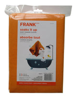 FRANK All-Purpose Machine Washable Synthetic Giant Shammy Towel, Orange, 3-pk image 5