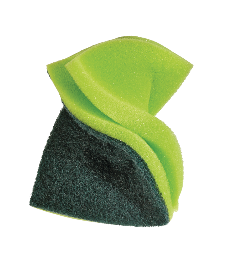 FRANK Heavy-Duty Dual Side Scrub Sponge & Pad, 6-pk