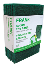 FRANK Heavy-Duty Scouring Pads / Scrub Sponges, 6-pk image 2