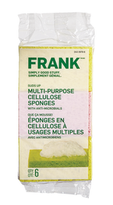 FRANK Multi-Purpose Cellulose Sponge, 6-pk