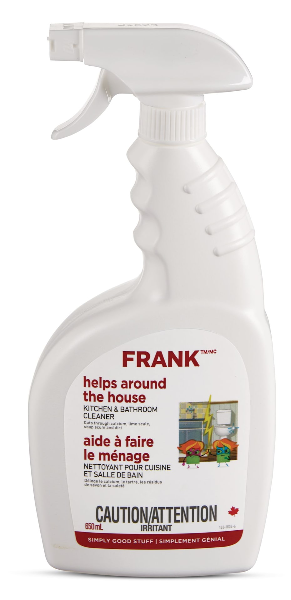 FRANK Multi-Surface Kitchen & Bathroom Cleaner, 650-mL