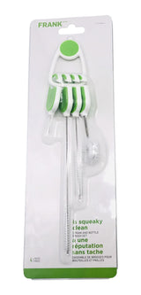FRANK Straw & Bottle Brush Set with Comfortable Grip, 4-pk image 2